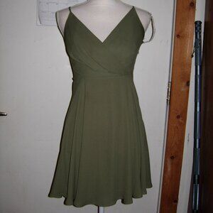 Express Olive Green Dress XS